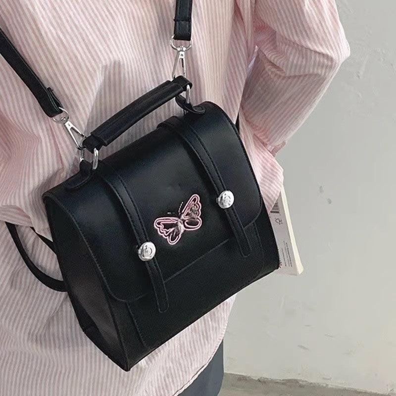 Wholesale Fashion Solid Color Textured Backpack